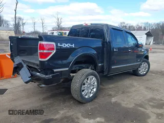 2014 Ford F-150 XL with VIN 1FTFW1ET6EFC83106, listed as a IAAI auction lot 41810871 with 121,987 mi miles. Bid and sale history available at carsss.com. Image 4.