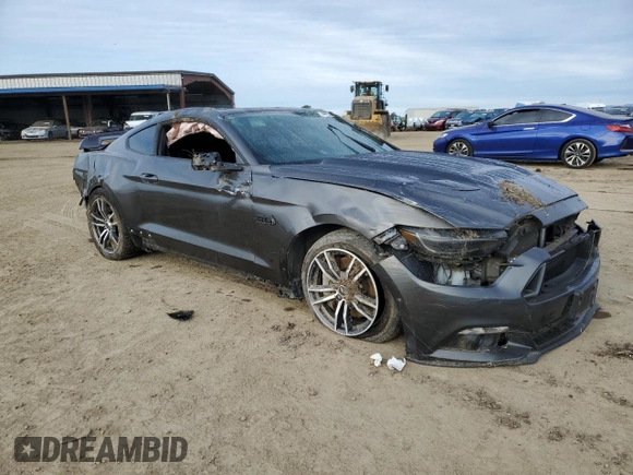 2017 Ford Mustang GT with VIN 1FA6P8CF6H5310064, listed as a Copart auction lot 44634385 with 67,617 mi miles and Salvage Title. Bid and sale history available at DreamBid. Image 4.