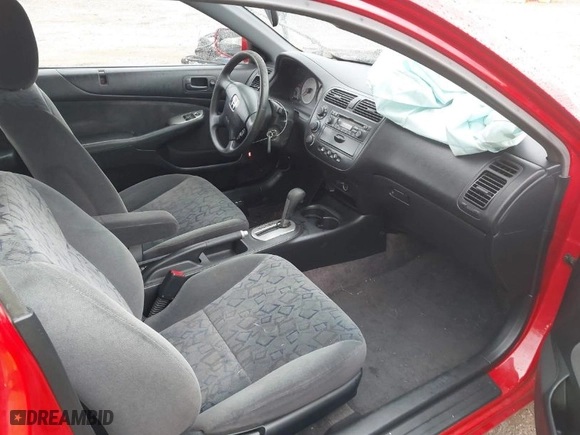 2001 Honda Civic EX with VIN 1HGEM22911L104631, listed as a IAAI auction lot 40750487 with 249,169 mi miles. Bid and sale history available at carsss.com. Image 5.
