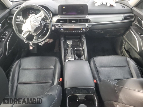 2022 Kia Telluride S with VIN 5XYP6DHCXNG249121, listed as a Copart auction lot 87368404 with 37,642 mi miles and Salvage Title. Bid and sale history available at DreamBid. Image 8.