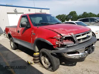 1998 Ford F-150 with VIN 1FTZF1821WKA63445, listed as a Copart auction lot 62563374 with 270,311 mi miles and Salvage title. Bid and sale history available at DreamBid. Image 4.