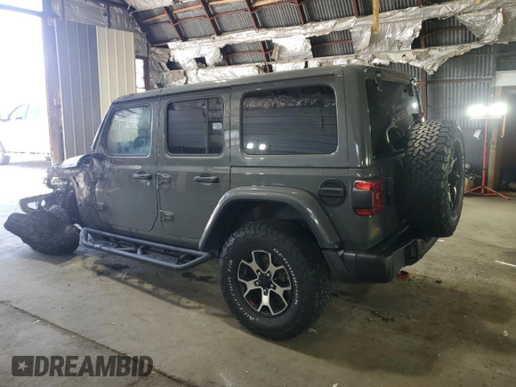 2020 Jeep Wrangler Unlimited Rubicon with VIN 1C4HJXFG2LW251956, listed as a Copart auction lot 54312505 with Not provided miles and Salvage title. Bid and sale history available at DreamBid. Image 2.