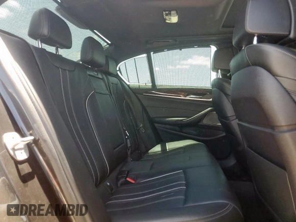2019 BMW 5 Series M550i xDrive with VIN WBAJB9C51KB287797, listed as a Copart auction lot 65382465 with 61,459 mi miles and Salvage title. Bid and sale history available at DreamBid. Image 10.