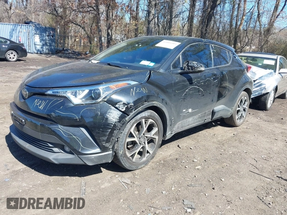2019 Toyota C-HR XLE with VIN JTNKHMBXXK1019814, listed as a IAAI auction lot 41884485 with 53,101 mi miles. Bid and sale history available at carsss.com. Image 6.