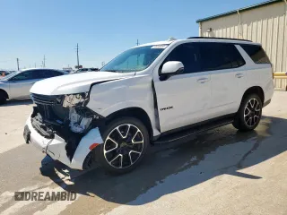 2022 Chevrolet Tahoe RST z VIN 1GNSCRKD1NR337890, wystawiony jako Copart lot #53918355 z przebiegiem 38 038 mil mil oraz Czysty tytuł • Clean title. Historia ofert i sprzedaży dostępna na DreamBid. Obrazek 1.