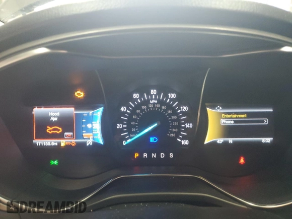2017 Ford Fusion SE with VIN 3FA6P0HD4HR371791, listed as a Copart auction lot 52152125 with 171,155 mi miles and Clean Title. Bid and sale history available at carsss.com. Image 9.