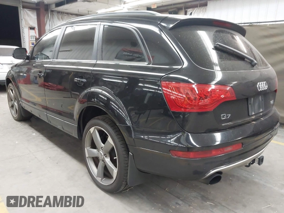 2014 Audi Q7 3.0T Premium with VIN WA1CGAFE5ED016562, listed as a IAAI auction lot 40987812 with 154,628 mi miles. Bid and sale history available at carsss.com. Image 3.