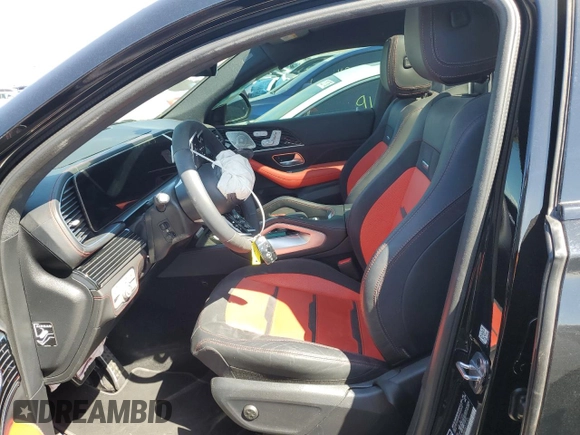 2024 Mercedes-Benz GLE 53 AMG with VIN 4JGFD6BB0RB109765, listed as a Copart auction lot 53395805 with 10,542 mi miles and Salvage title. Bid and sale history available at DreamBid. Image 7.