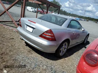 2001 Mercedes-Benz SLK-Class with VIN WDBKK65F31F228400, listed as a Copart auction lot 74381484 with Not Provided miles and Salvage Title. Bid and sale history available at carsss.com. Image 3.