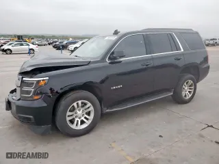 2019 Chevrolet Tahoe LS with VIN 1GNSCAKC2KR150212, listed as a Copart auction lot 49931655 with 74,196 mi miles and Salvage Title. Bid and sale history available at carsss.com. Image 1.