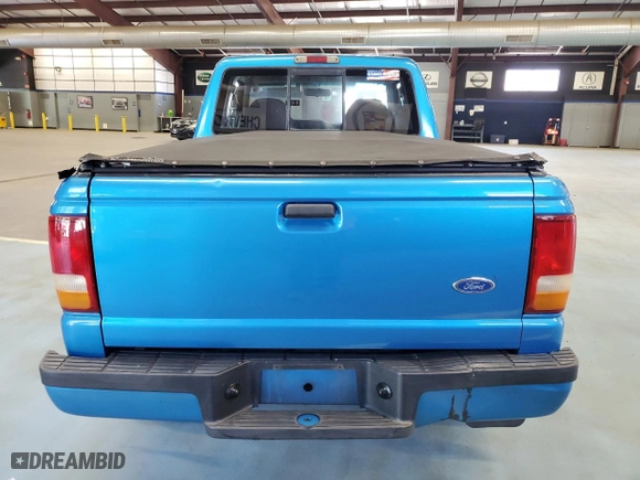 1994 Ford Ranger Splash with VIN 1FTDR15X5RPA71301, listed as a Copart auction lot 58835204 with 38,644 mi miles and Non Repairable. Bid and sale history available at carsss.com. Image 6.