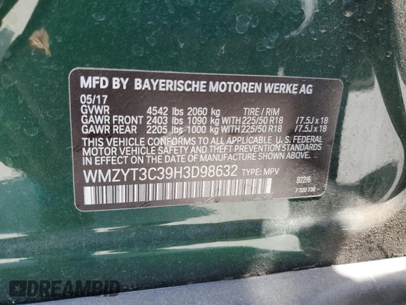 2017 MINI Countryman Cooper S z VIN WMZYT3C39H3D98632, wystawiony jako Copart lot #57314325 z przebiegiem 32 339 mil mil oraz Szkoda całkowita • Salvage title. Historia ofert i sprzedaży dostępna na DreamBid. Obrazek 13.