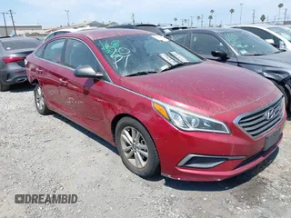 2016 Hyundai Sonata SE with VIN 5NPE24AF3GH342100, listed as a IAAI auction lot 42500123 with 157,961 mi miles and . Bid and sale history available at DreamBid. Image 1.