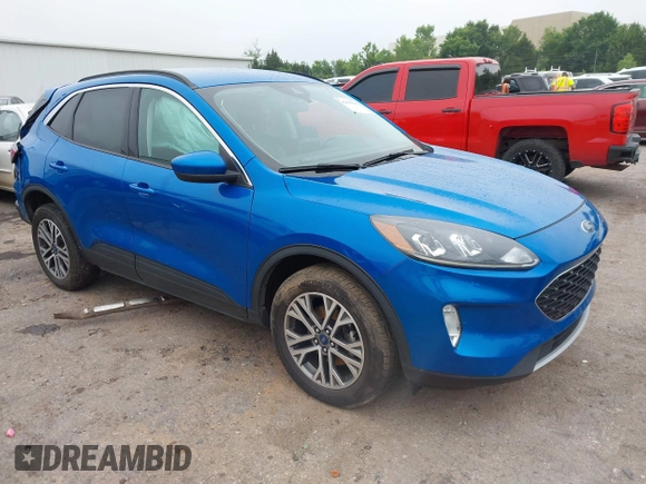 2021 Ford Escape SEL z VIN 1FMCU9H6XMUA63812, wystawiony jako IAAI lot #42418390 z przebiegiem 88 263 mil mil oraz . Historia ofert i sprzedaży dostępna na DreamBid. Obrazek 1.