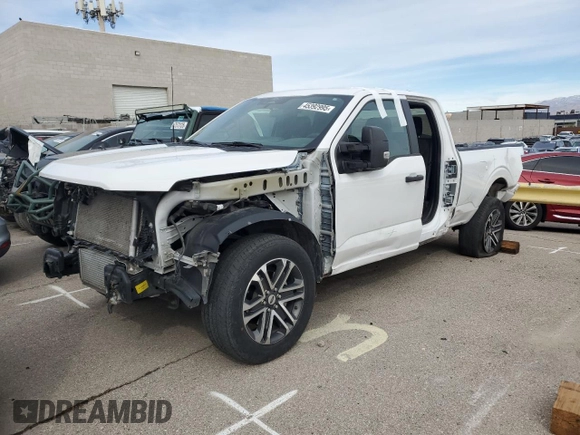 2022 Ford F-150 XL z VIN 1FTEX1EP0NKF28078, wystawiony jako Copart lot #45392995 z przebiegiem 60 686 mil mil oraz Szkoda całkowita • Salvage title. Historia ofert i sprzedaży dostępna na DreamBid. Obrazek 1.