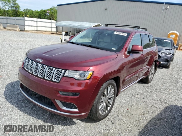 2017 Jeep Grand Cherokee Summit with VIN 1C4RJFJT8HC723895, listed as a Copart auction lot 53960565 with 115,252 mi miles and Salvage title. Bid and sale history available at DreamBid. Image 1.