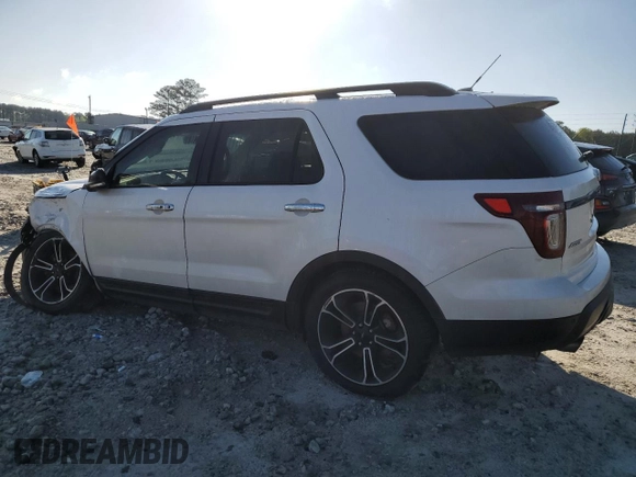2014 Ford Explorer Sport with VIN 1FM5K8GT7EGA41606, listed as a Copart auction lot 51843465 with 291,783 mi miles and Salvage title. Bid and sale history available at DreamBid. Image 2.