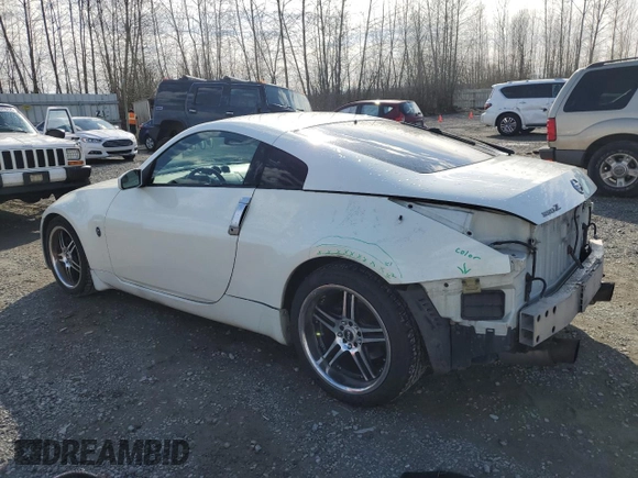 2006 Nissan 350Z Touring with VIN JN1AZ34D66M303653, listed as a Copart auction lot 50807665 with 144,010 mi miles and Salvage Title. Bid and sale history available at carsss.com. Image 2.