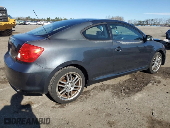 2007 Scion tC Spec with VIN JTKDE177670186674, listed as a Copart auction lot 50547635 with 264,867 mi miles and Salvage Title. Bid and sale history available at carsss.com. Image 3.