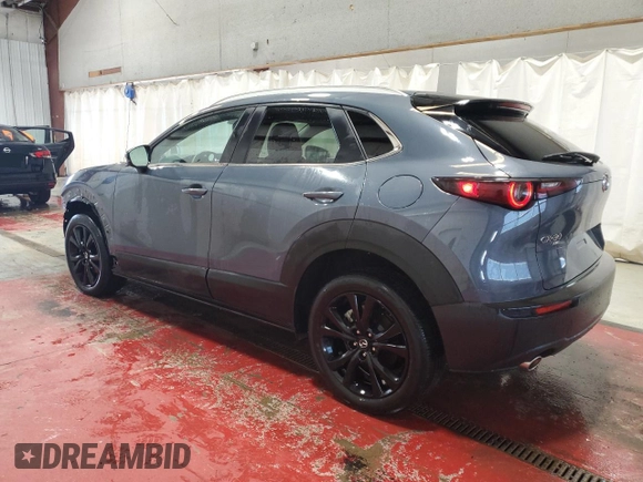 2023 Mazda CX-30 S Carbon Edition with VIN 3MVDMBCM3PM532381, listed as a Copart auction lot 51802905 with 39,536 mi miles and Clean Title. Bid and sale history available at DreamBid. Image 2.