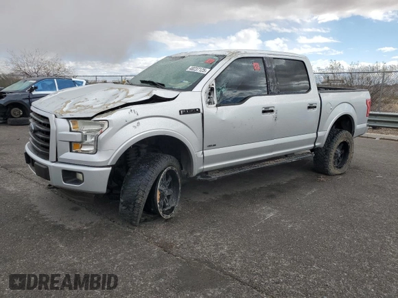 2015 Ford F-150 XLT with VIN 1FTEW1EP5FKE65435, listed as a Copart auction lot 48237125 with Not Provided miles and Salvage Title. Bid and sale history available at DreamBid. Image 1.