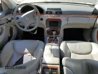 2003 Mercedes-Benz S-Class 4.3L with VIN WDBNG70J43A362316, listed as a Copart auction lot 77487514 with 0 mi miles and Salvage Title. Bid and sale history available at carsss.com. Image 8.