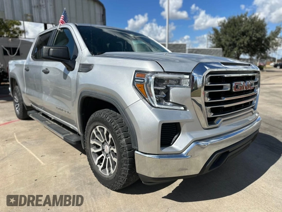 2021 GMC Sierra 1500 with VIN 3GTP8AEF4MG110674, listed as a Copart auction lot 81534724 with 57,979 mi miles and Clean Title. Bid and sale history available at DreamBid. Image 1.