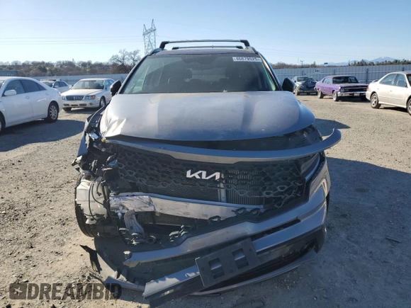2022 Kia Sorento SX with VIN 5XYRKDLF1NG097977, listed as a Copart auction lot 46879525 with 55,992 mi miles and Salvage Title. Bid and sale history available at carsss.com. Image 5.