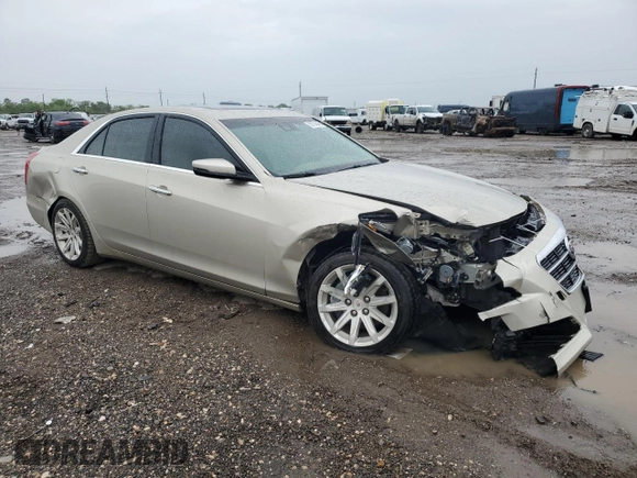 2014 Cadillac CTS Luxury RWD with VIN 1G6AR5S35E0170749, listed as a Copart auction lot 50735645 with 105,638 mi miles and Salvage Title. Bid and sale history available at DreamBid. Image 4.