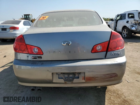 2006 Infiniti G35 z VIN JNKCV51F36M605810, wystawiony jako Copart lot #82357444 z przebiegiem Nie podano mil oraz Szkoda całkowita • Salvage title. Historia ofert i sprzedaży dostępna na DreamBid. Obrazek 6.