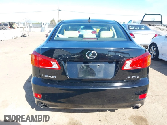 2009 Lexus IS 250 with VIN JTHBK262X92085324, listed as a IAAI auction lot 41625515 with 77,665 mi miles. Bid and sale history available at carsss.com. Image 16.
