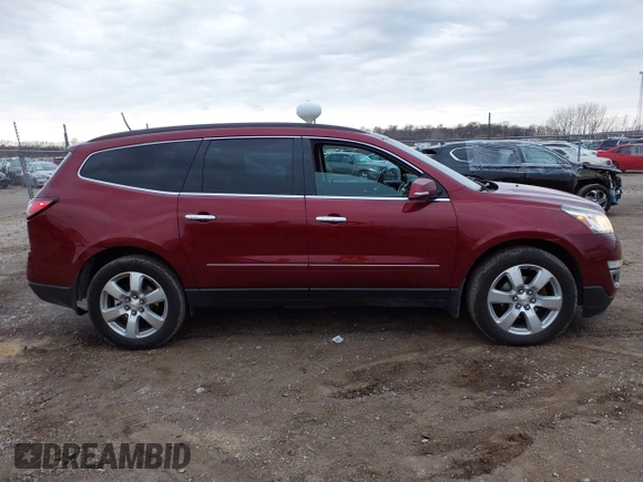 2016 Chevrolet Traverse LTZ z VIN 1GNKVJKD8GJ167038, wystawiony jako IAAI lot #41878254 z przebiegiem 159 771 mil mil oraz . Historia ofert i sprzedaży dostępna na DreamBid. Obrazek 13.