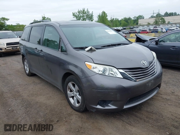 2015 Toyota Sienna LE AAS with VIN 5TDKK3DC7FS619418, listed as a IAAI auction lot 42553836 with 116,190 mi miles and . Bid and sale history available at DreamBid. Image 1.