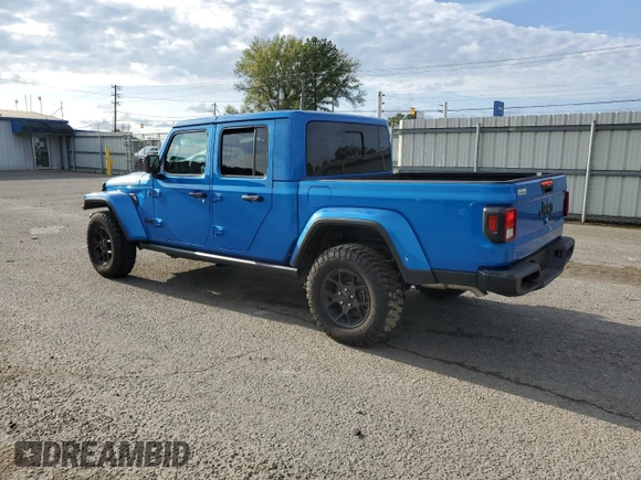 2024 Jeep Gladiator Sport z VIN 1C6HJTAG7RL123052, wystawiony jako Copart lot #79260194 z przebiegiem 2 808 mil mil oraz Szkoda całkowita • Salvage title. Historia ofert i sprzedaży dostępna na DreamBid. Obrazek 2.