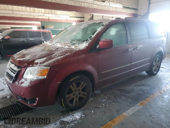 2010 Dodge Grand Caravan Crew with VIN 2D4RN6DX7AR446546, listed as a Copart auction lot 42484005 with 118,104 mi miles and Salvage Title. Bid and sale history available at DreamBid. Image 1.
