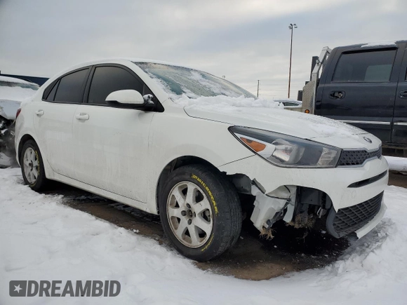 2020 Kia Rio S with VIN 3KPA24AD6LE294023, listed as a Copart auction lot 88007915 with 82,689 mi miles and Salvage Title. Bid and sale history available at carsss.com. Image 4.