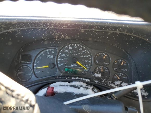 2001 Chevrolet Tahoe LS with VIN 1GNEK13T11J215580, listed as a Copart auction lot 46130435 with 214,436 mi miles and Non Repairable. Bid and sale history available at carsss.com. Image 9.