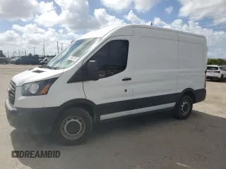 2019 Ford Transit with VIN 1FTYE1CM8KKA51956, listed as a Copart auction lot 74922524 with 24,790 mi miles and Salvage Title. Bid and sale history available at DreamBid. Image 1.