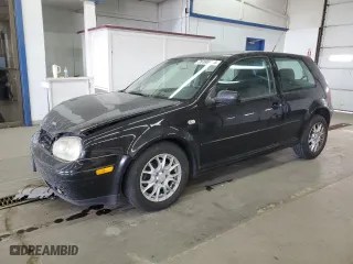 2005 Volkswagen Golf GL with VIN 9BWBL61J354004401, listed as a Copart auction lot 76180064 with 170,953 mi miles and Salvage Title. Bid and sale history available at carsss.com. Image 1.