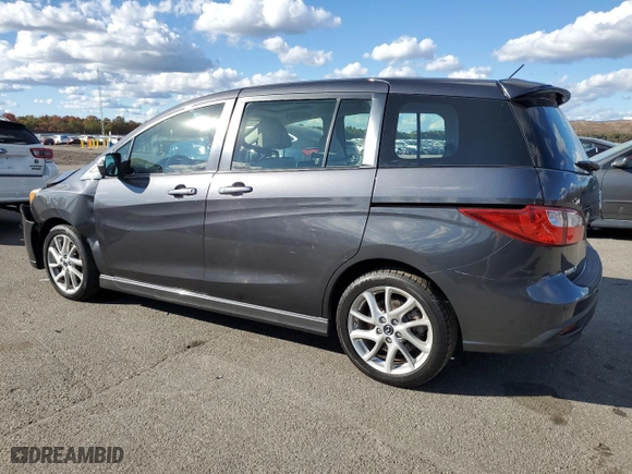 2015 Mazda Mazda5 Grand Touring with VIN JM1CW2DL8F0180607, listed as a Copart auction lot 75585224 with 47,954 mi miles and Salvage Title. Bid and sale history available at carsss.com. Image 2.