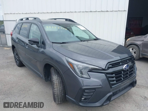 2023 Subaru Ascent Onyx Limited z VIN 4S4WMAKD0P3452295, wystawiony jako IAAI lot #42117410 z przebiegiem Nie podano mil oraz . Historia ofert i sprzedaży dostępna na DreamBid. Obrazek 1.