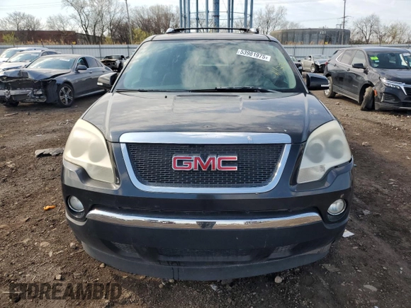 2009 GMC Acadia SLT2 with VIN 1GKEV33D09J116771, listed as a Copart auction lot 53981975 with 107,405 mi miles and Salvage title. Bid and sale history available at DreamBid. Image 5.