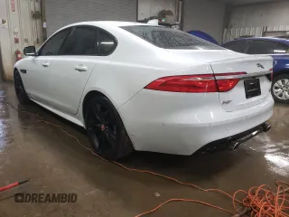 2016 Jaguar XF with VIN SAJBL4BV5GCY00349, listed as a Copart auction lot 83692684 with 71,741 mi miles and Salvage Title. Bid and sale history available at DreamBid. Image 2.