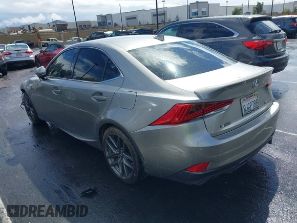 2017 Lexus IS 200t with VIN JTHBA1D22H5039970, listed as a IAAI auction lot 41743648 with 123,885 mi miles and . Bid and sale history available at DreamBid. Image 3.