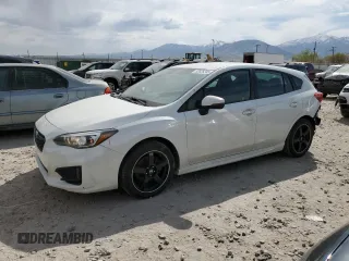 2017 Subaru Impreza Sport with VIN 4S3GTAK67H3728325, listed as a Copart auction lot 52625245 with 139,633 mi miles and Salvage Title. Bid and sale history available at carsss.com. Image 1.