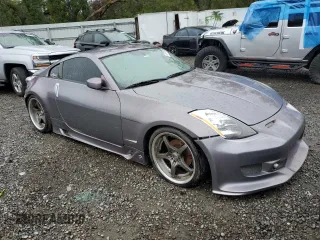 2004 Nissan 350Z Touring with VIN JN1AZ34E74T050080, listed as a Copart auction lot 41761305 with 0 mi miles and Salvage Title. Bid and sale history available at carsss.com. Image 4.