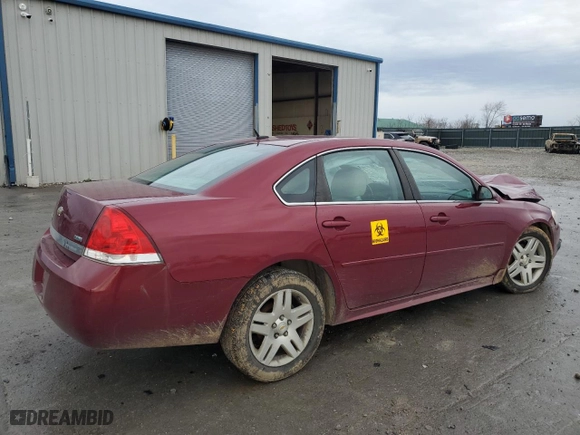 2010 Chevrolet Impala LT with VIN 2G1WB5EK9A1181643, listed as a Copart auction lot 86568984 with 126,555 mi miles and Salvage Title. Bid and sale history available at carsss.com. Image 3.