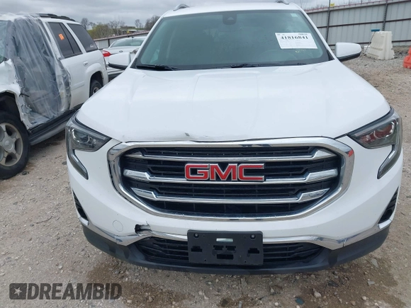 2020 GMC Terrain SLT with VIN 3GKALVEV0LL102925, listed as a IAAI auction lot 41816841 with 97,168 mi miles. Bid and sale history available at carsss.com. Image 6.