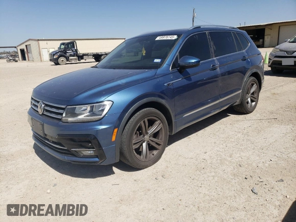 2019 Volkswagen Tiguan SE with VIN 3VV3B7AX4KM061848, listed as a Copart auction lot 49978745 with 100,295 mi miles and Salvage Title. Bid and sale history available at DreamBid. Image 1.