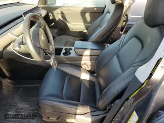 2021 Tesla Model Y Long Range with VIN 5YJYGAEE5MF211422, listed as a Copart auction lot 50157885 with 43,415 mi miles and Salvage Title. Bid and sale history available at carsss.com. Image 7.